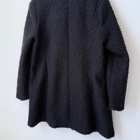 Carole Wren Textured Open Front Coatigan in Charcoal Gray (Size L) - Picture 2 of 7